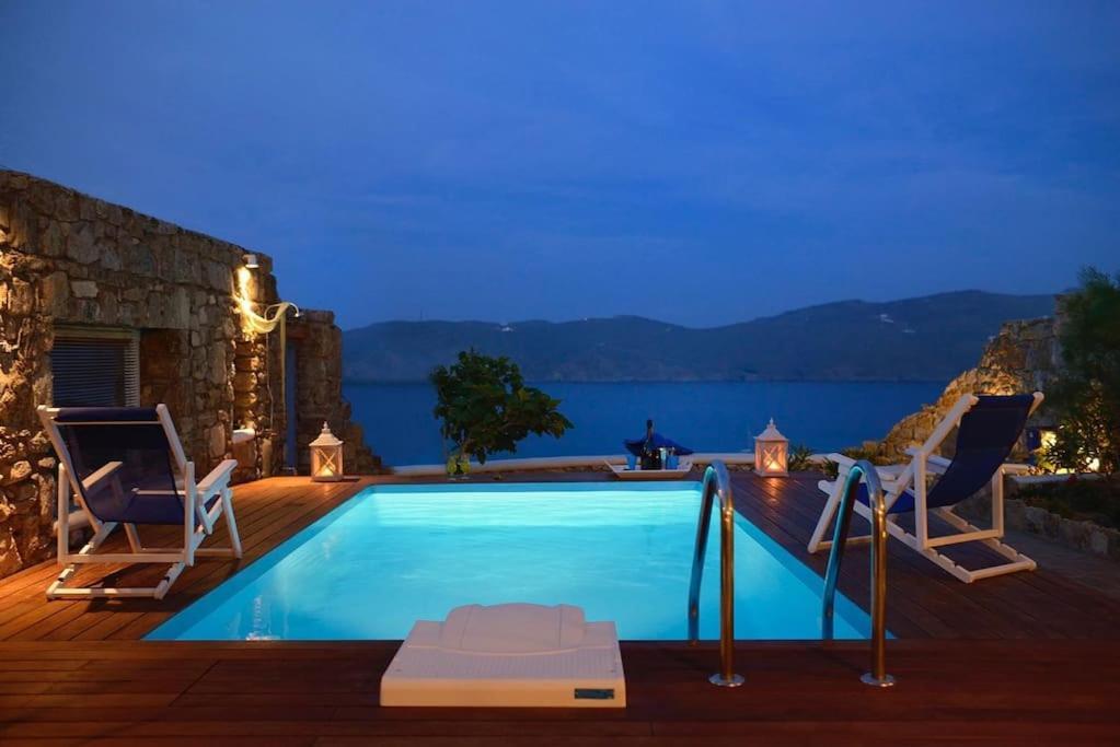 Allaya,Panormos Villa Private Pool Экстерьер фото